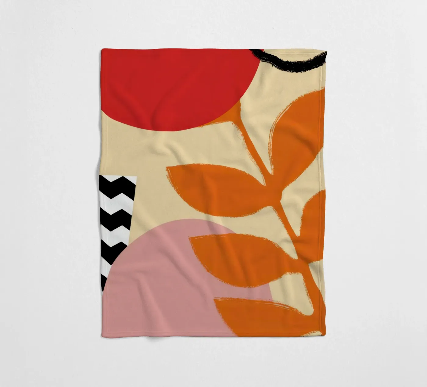 Bold Botanical Statement fleecedeken van Solace Light