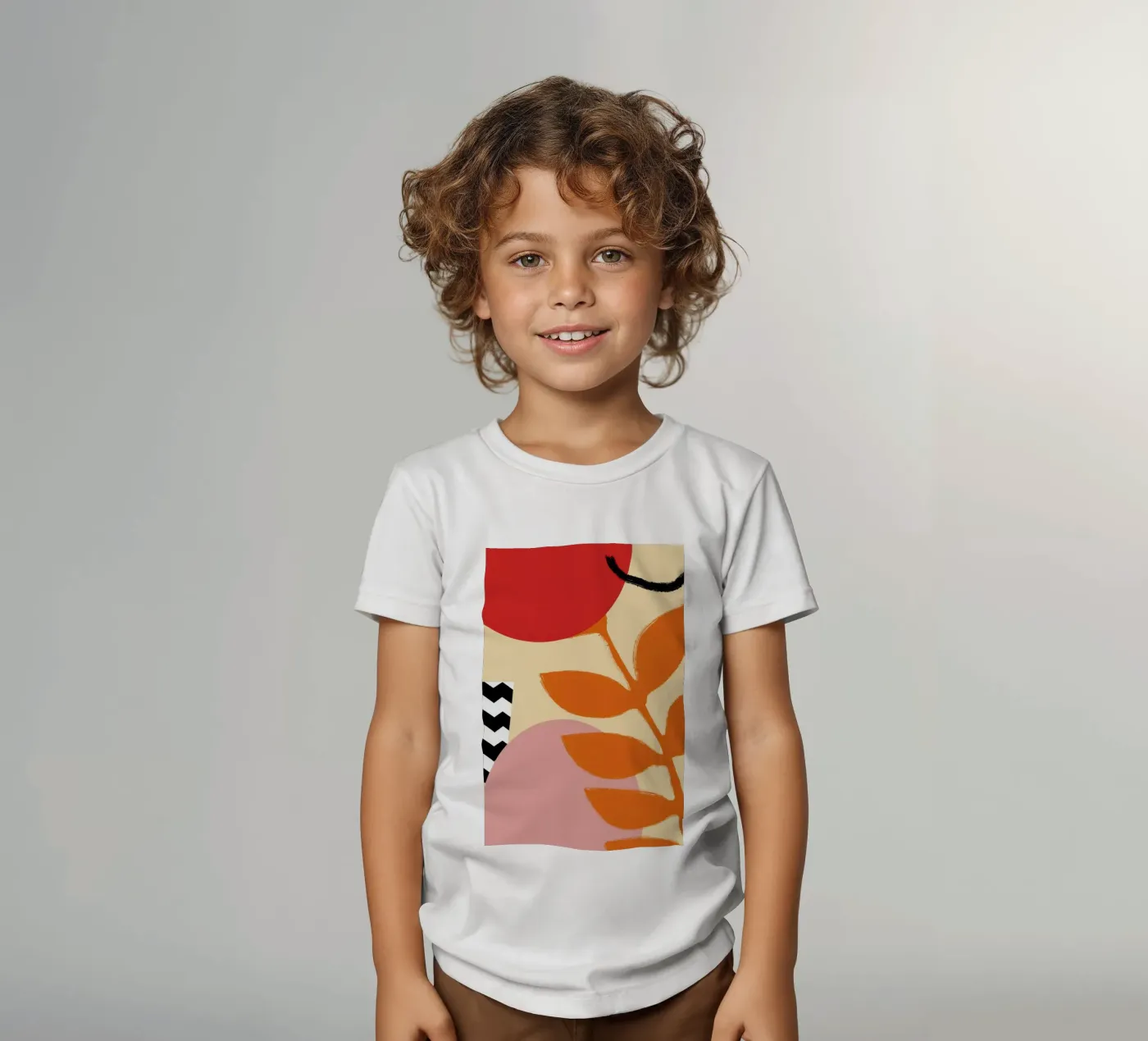 Bold Botanical Statement t-shirt bambini da Solace Light