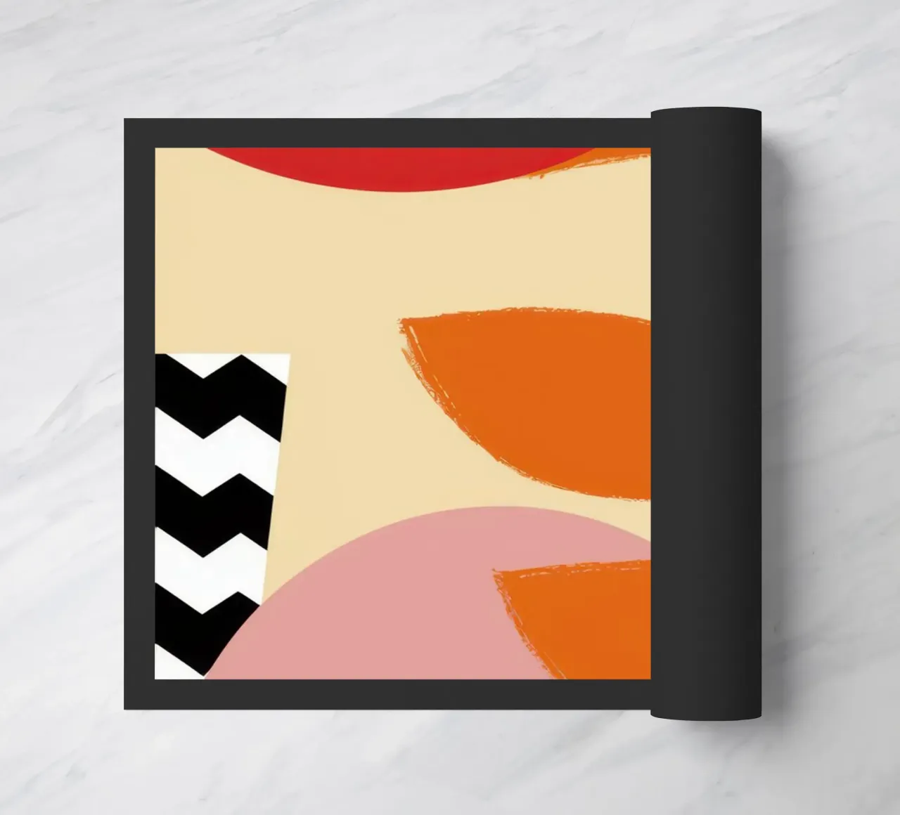 Bold Botanical Statement doormat by Solace Light