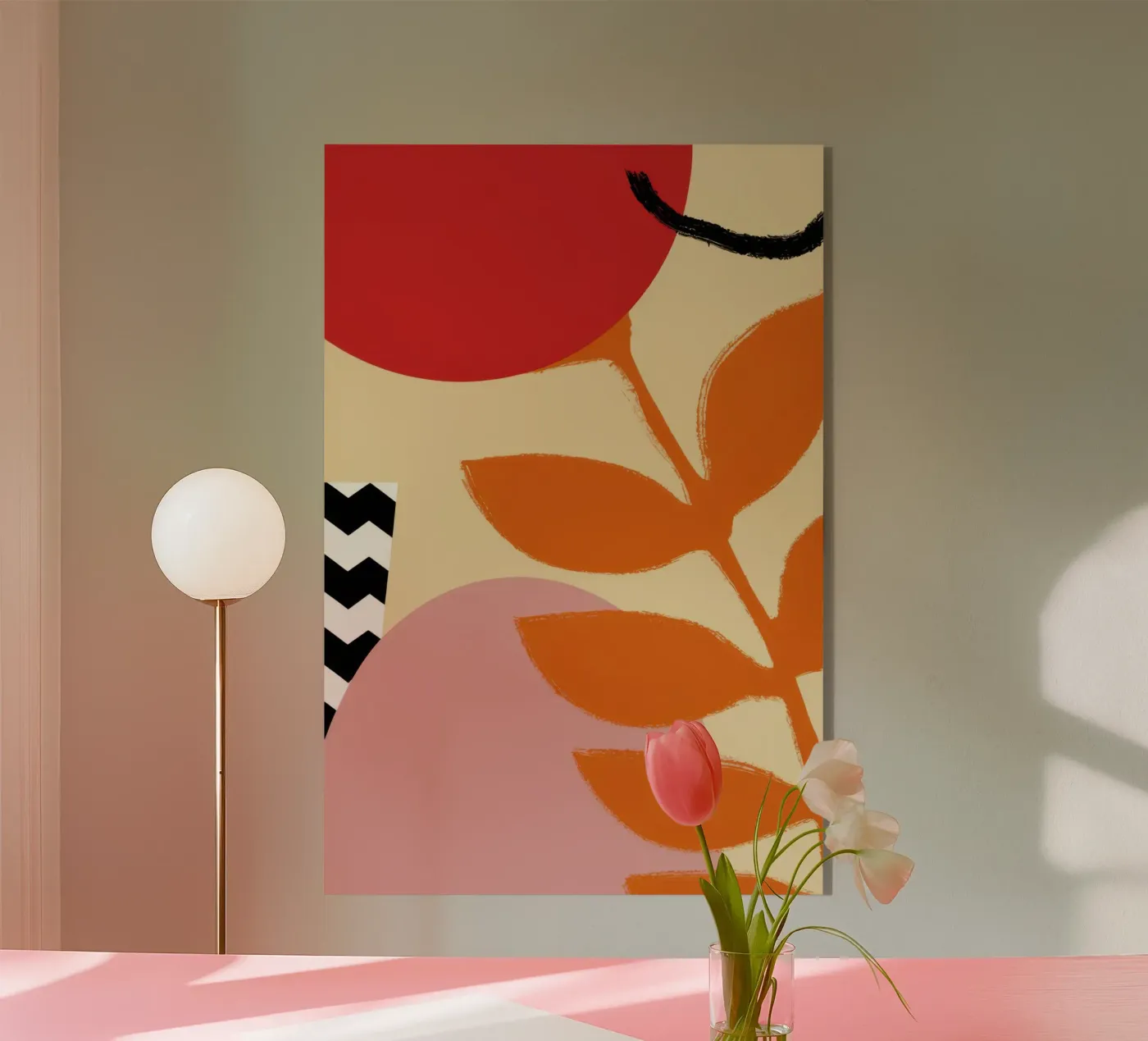 Bold Botanical Statement plexiglass da Solace Light