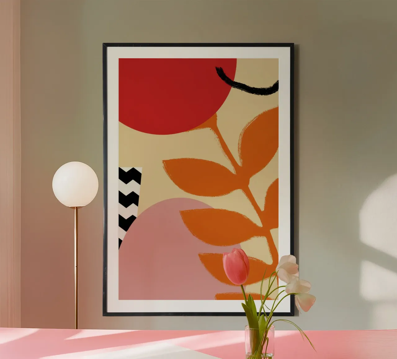 Bold Botanical Statement poster by Solace Light