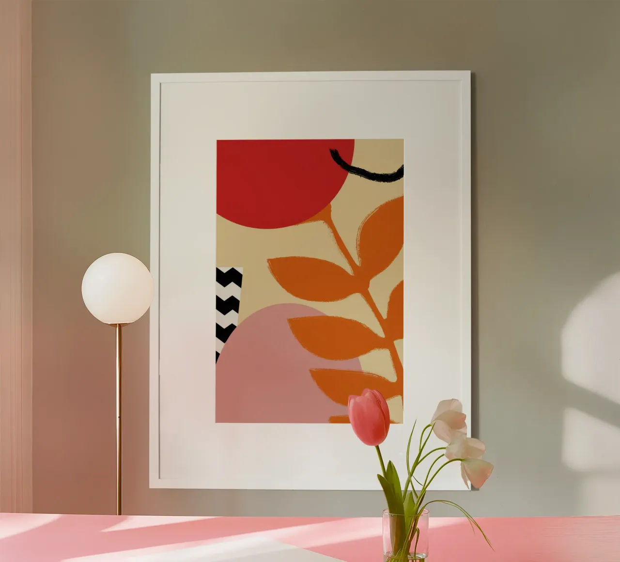 Bold Botanical Statement poster by Solace Light