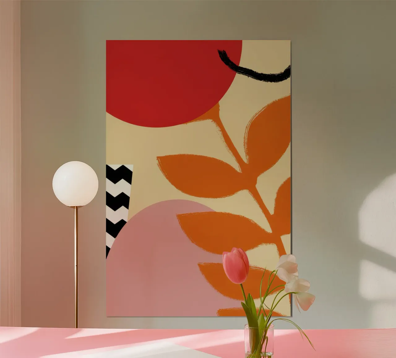 Bold Botanical Statement poster by Solace Light