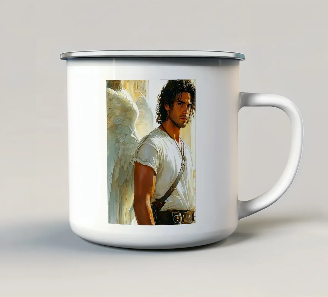 Engelsblick tazza in smalto da Puschkinowa