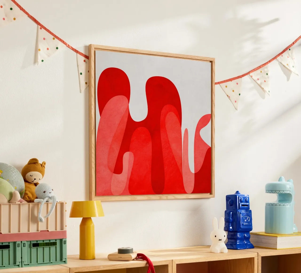 Storie rosse plexiglass da Abstract 888