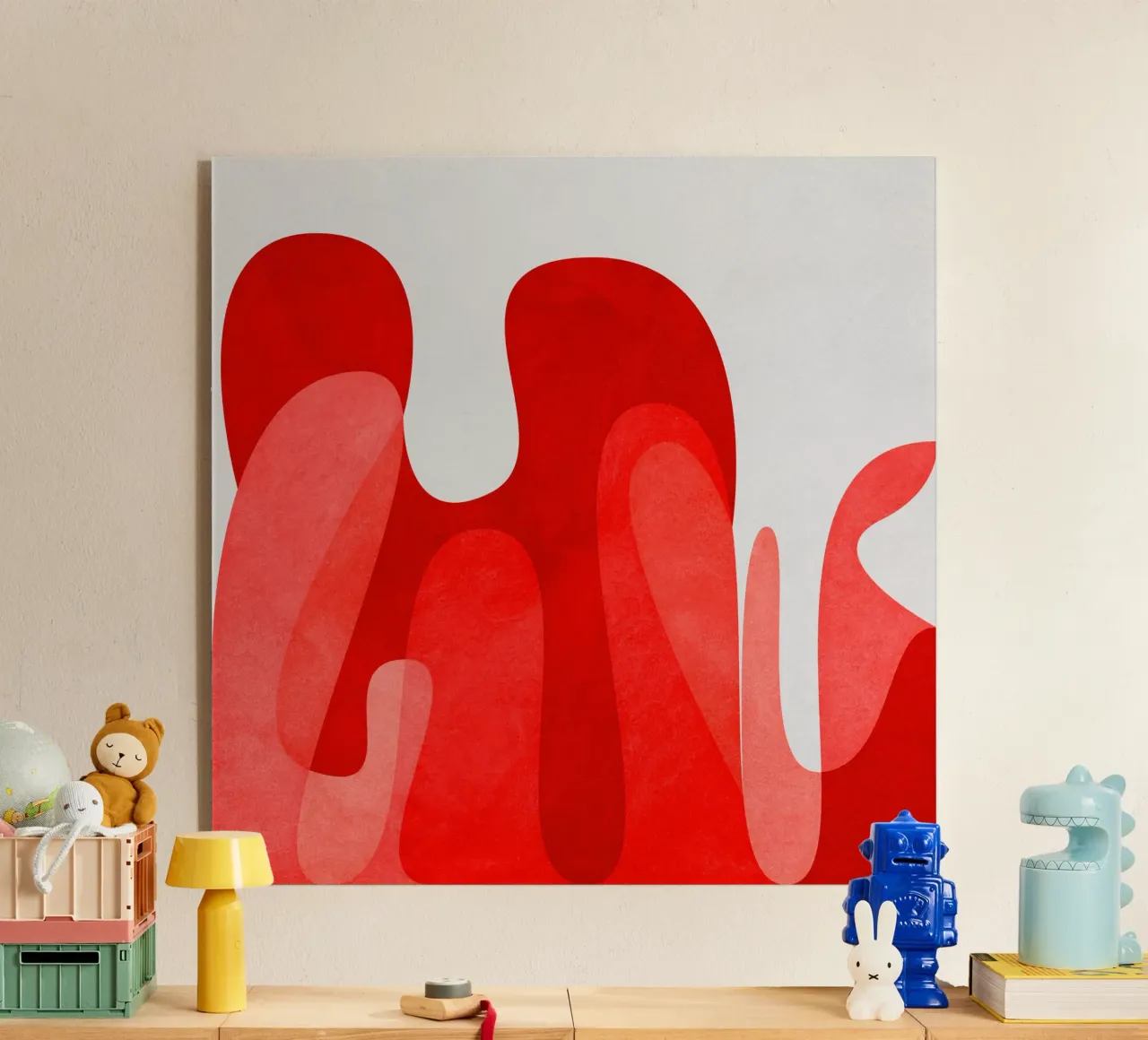 Storie rosse plexiglass da Abstract 888