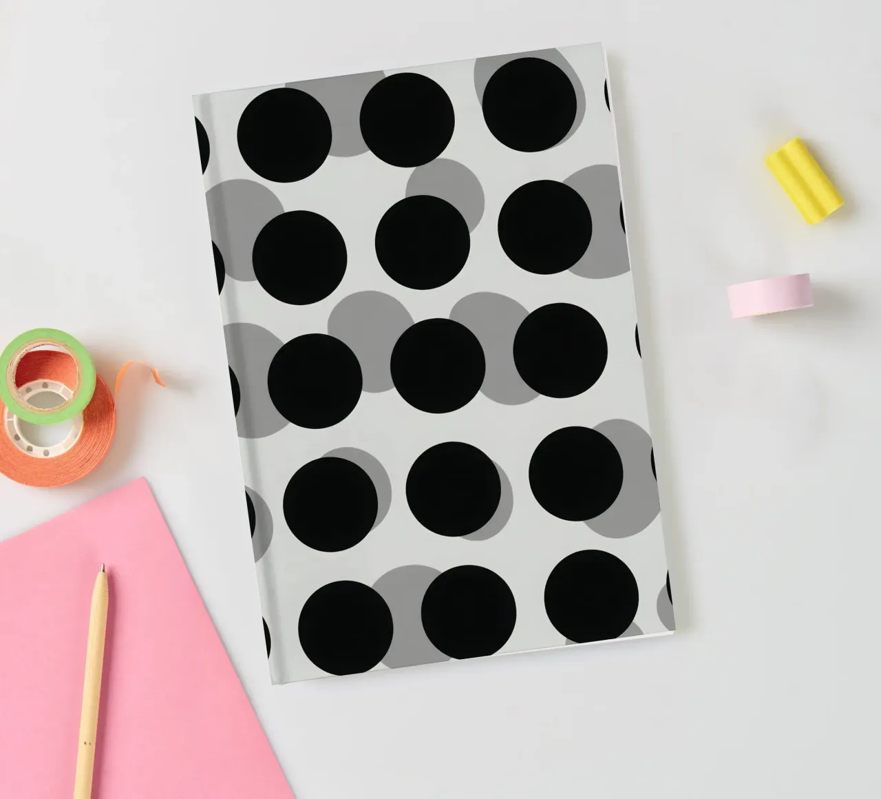 Perceived instability | Abstract point echo notebook by Autofocus