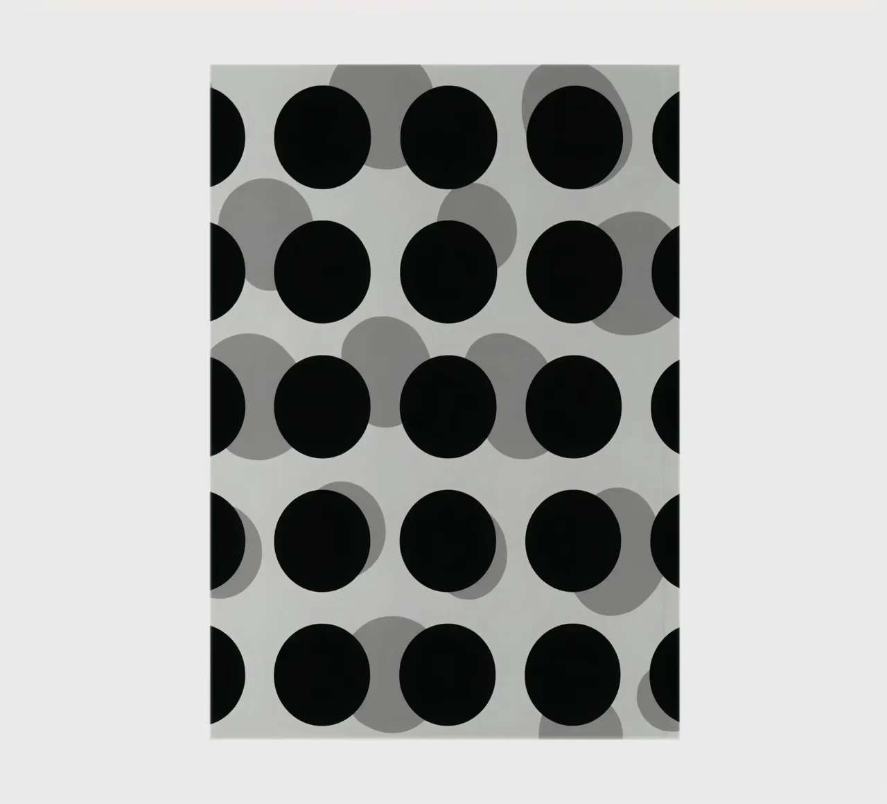 Perceived instability | Abstract point echo notebook by Autofocus