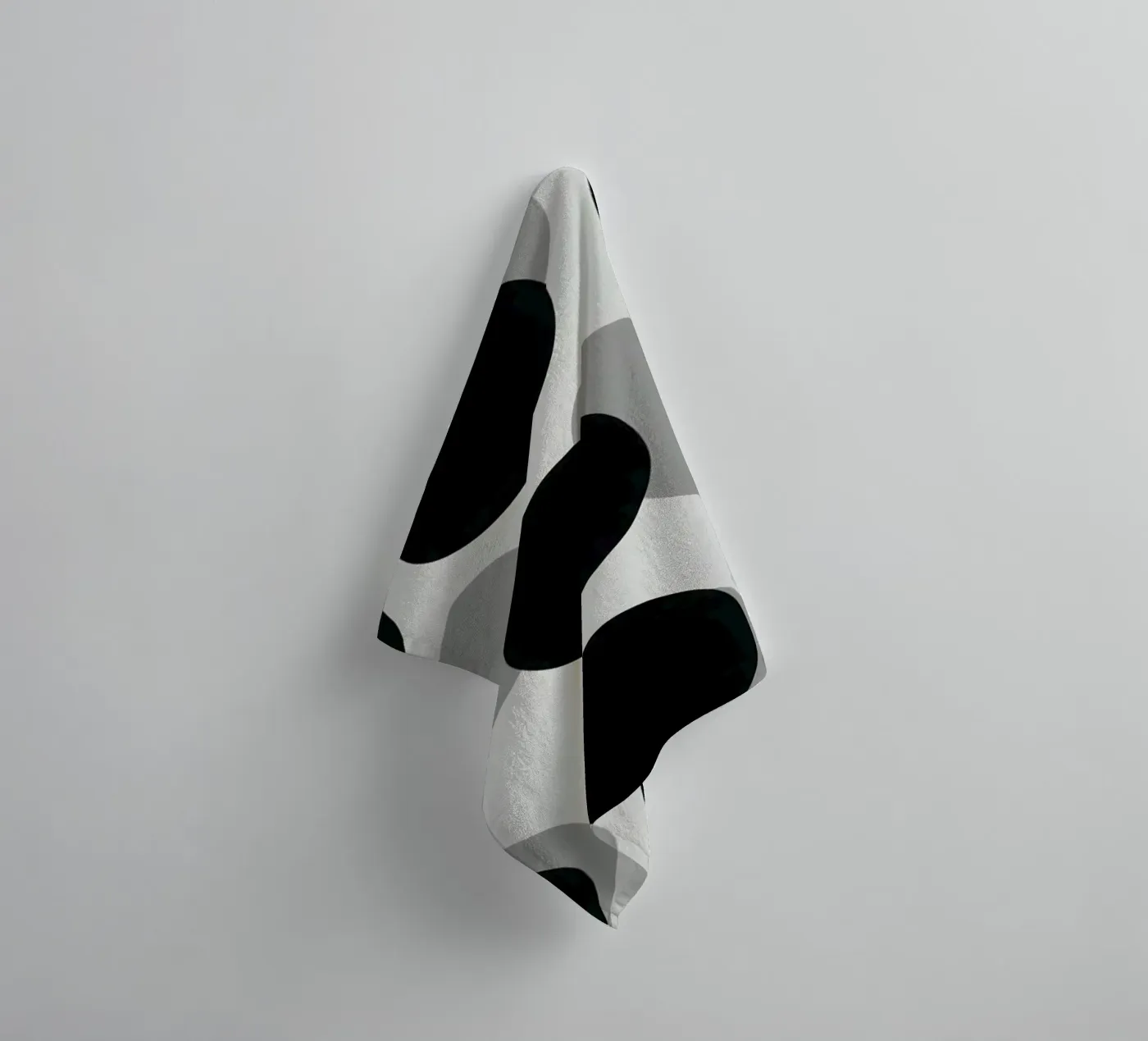 Perceived instability | Abstract point echo towel by Autofocus