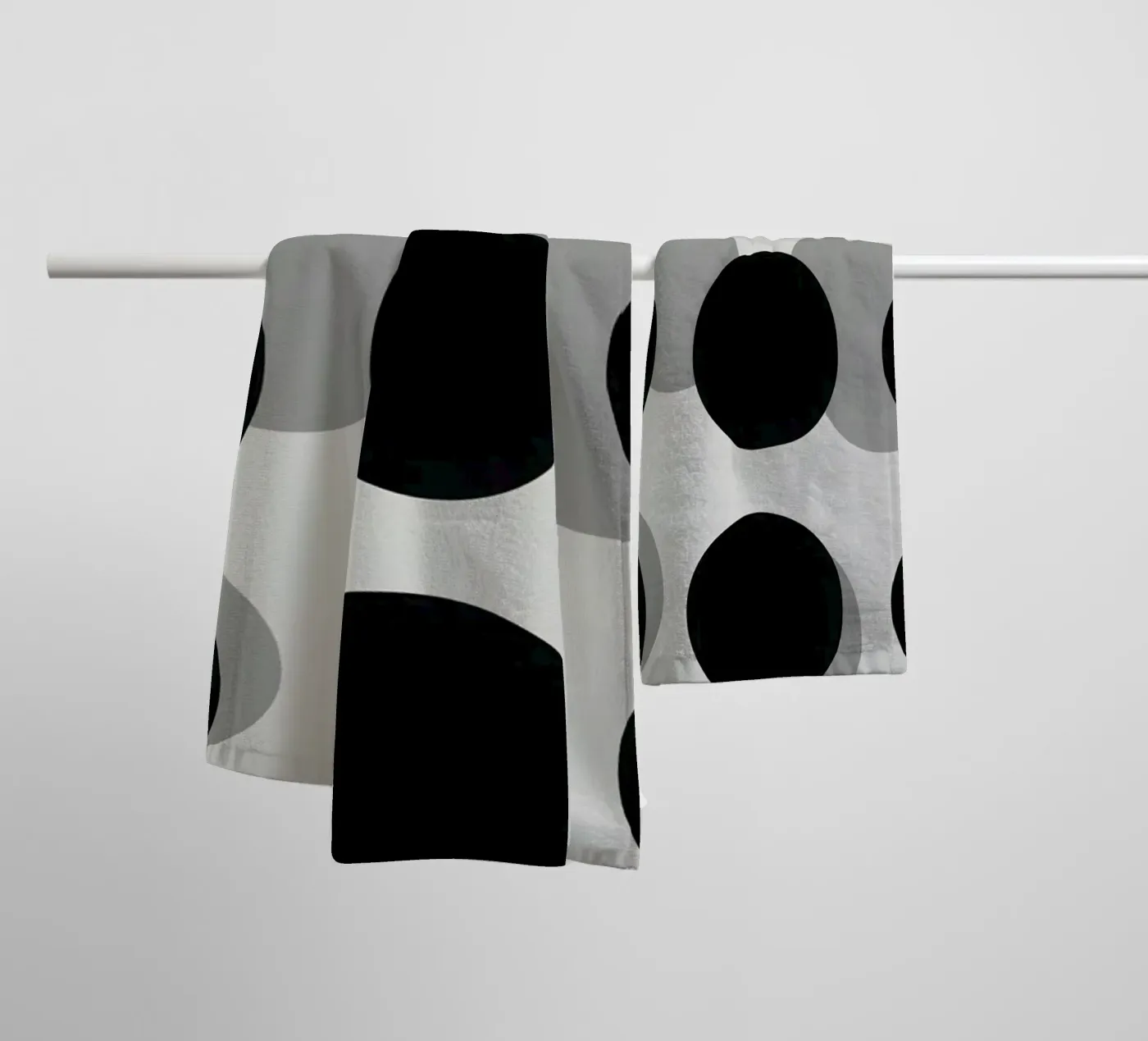 Perceived instability | Abstract point echo towel by Autofocus