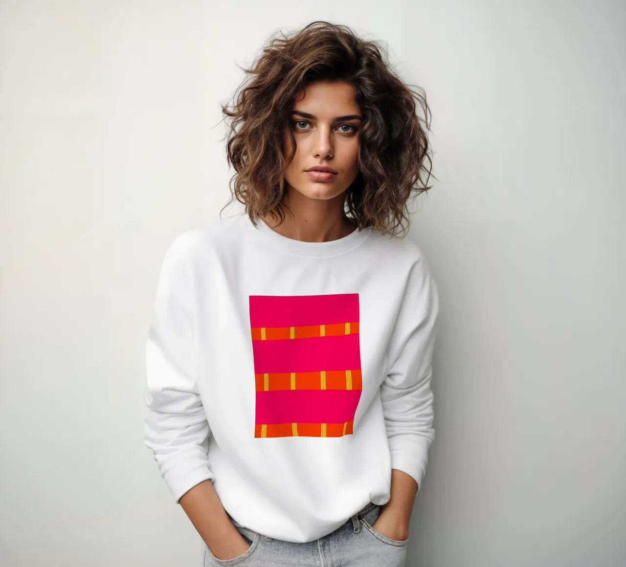 Rhythm of the lines sweatshirt by Carina Pop & Pastell