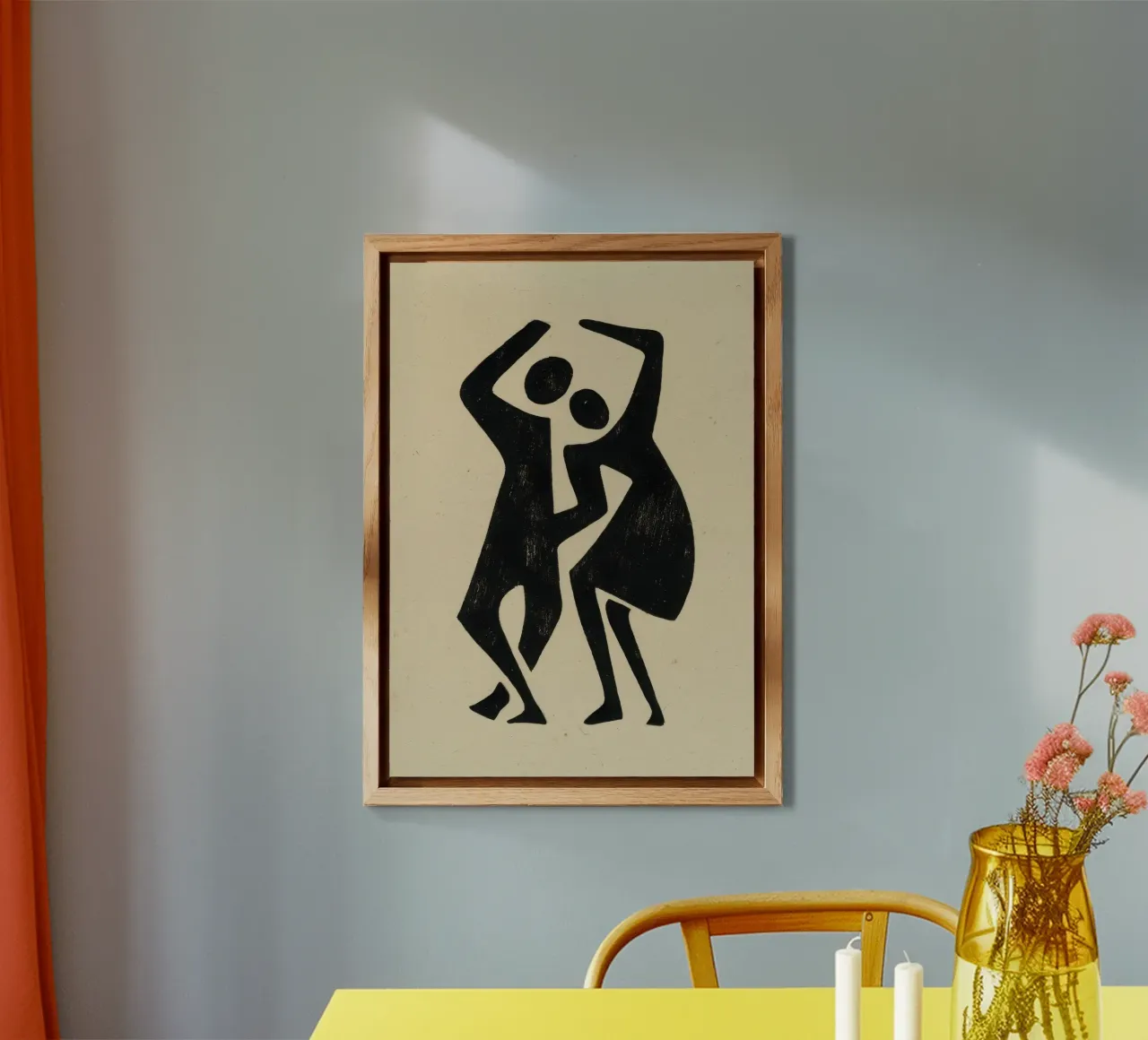 Due figure in dialogo alluminio dibond da Line & Perception