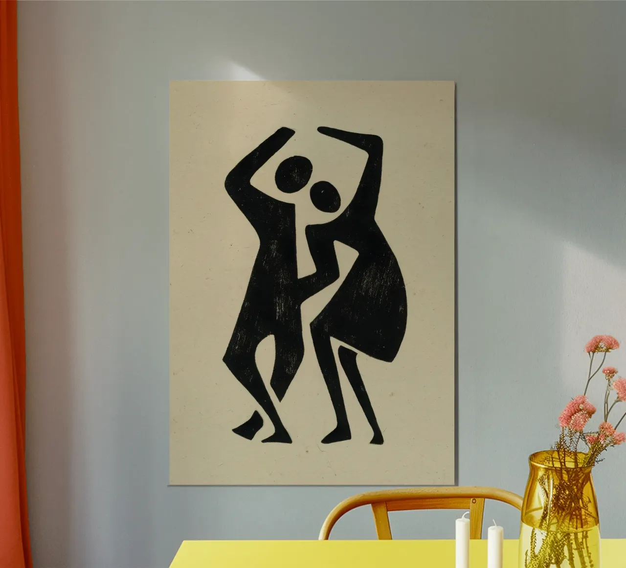 Due figure in dialogo alluminio dibond da Line & Perception