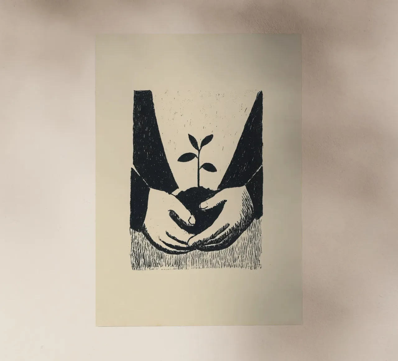 Mani e piante pellicola backlit da Line & Perception