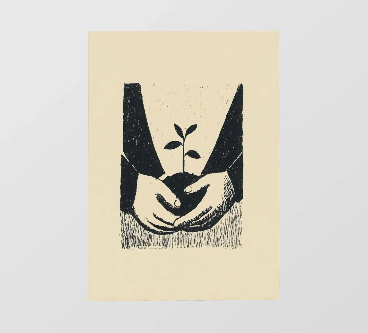 Mani e piante pellicola backlit da Line & Perception