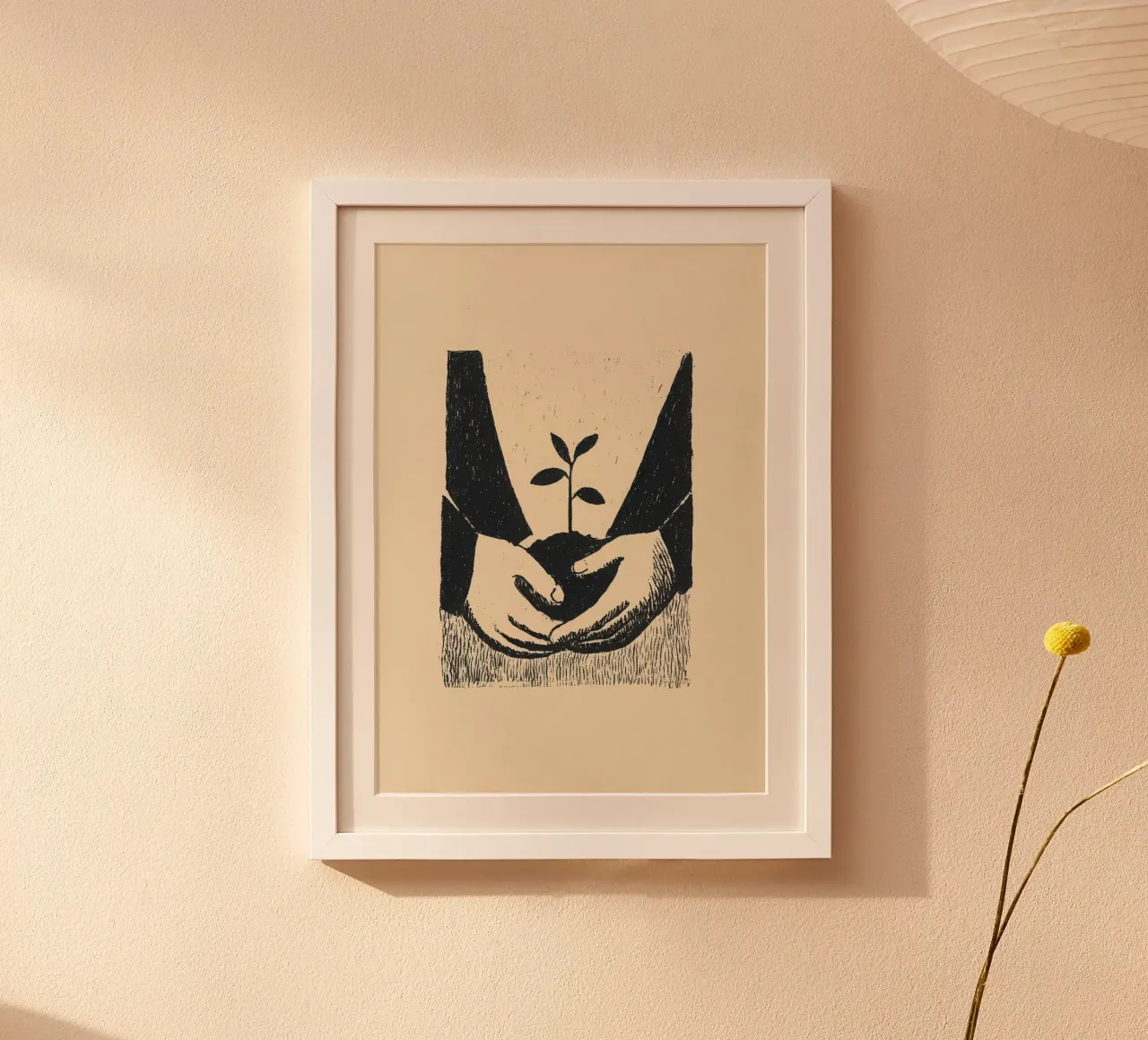 Mani e piante poster da Line & Perception