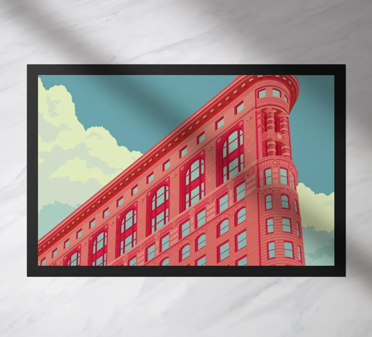 Flatiron Building New York City Fußmatte von Remko Heemskerk