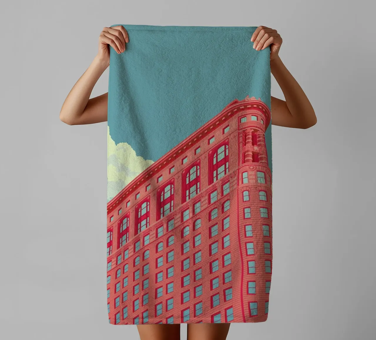 Flatiron Building New York City asciugamano da bagno da Remko Heemskerk