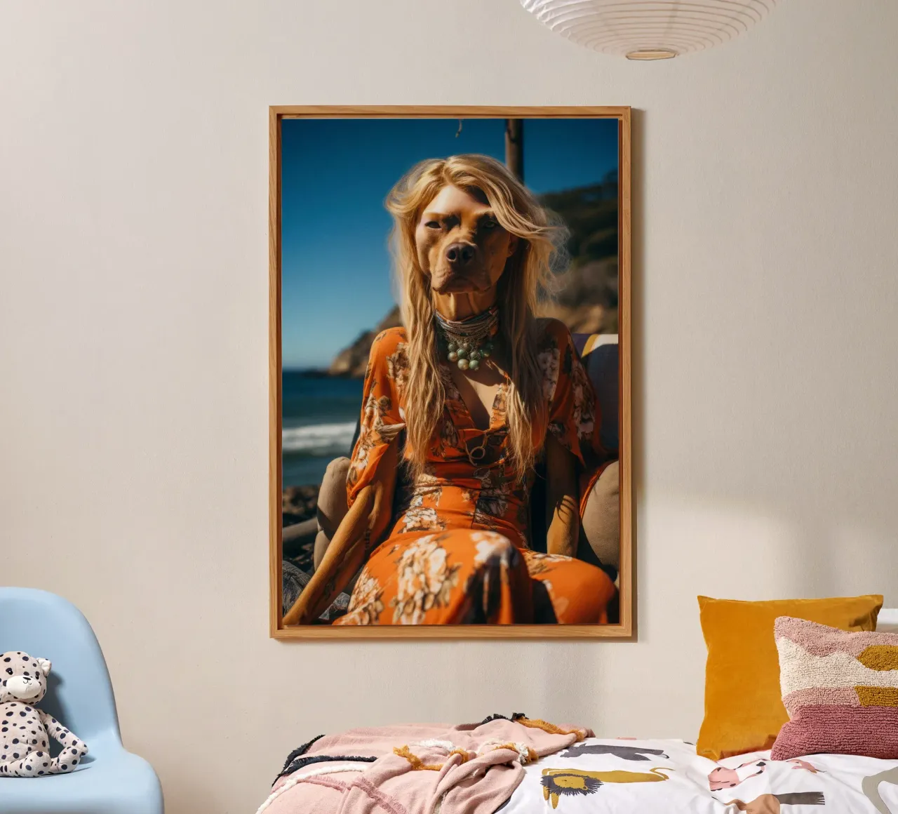 Lola alluminio dibond da Affiches Chien Originales – Dogland