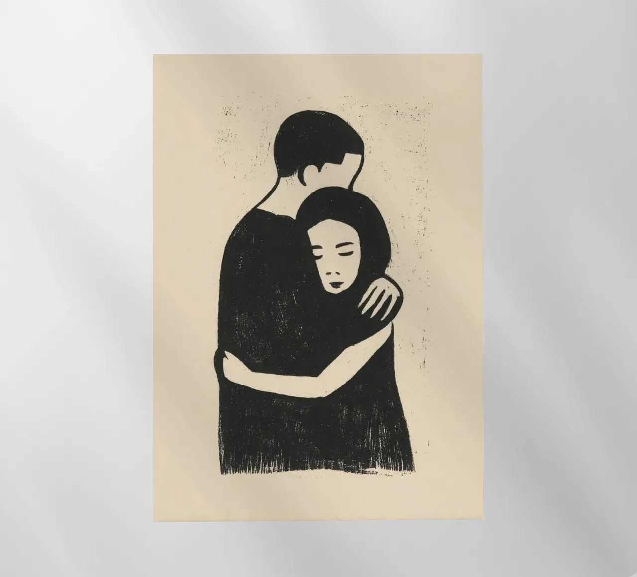 Un abbraccio profondo pellicola backlit da Line & Perception