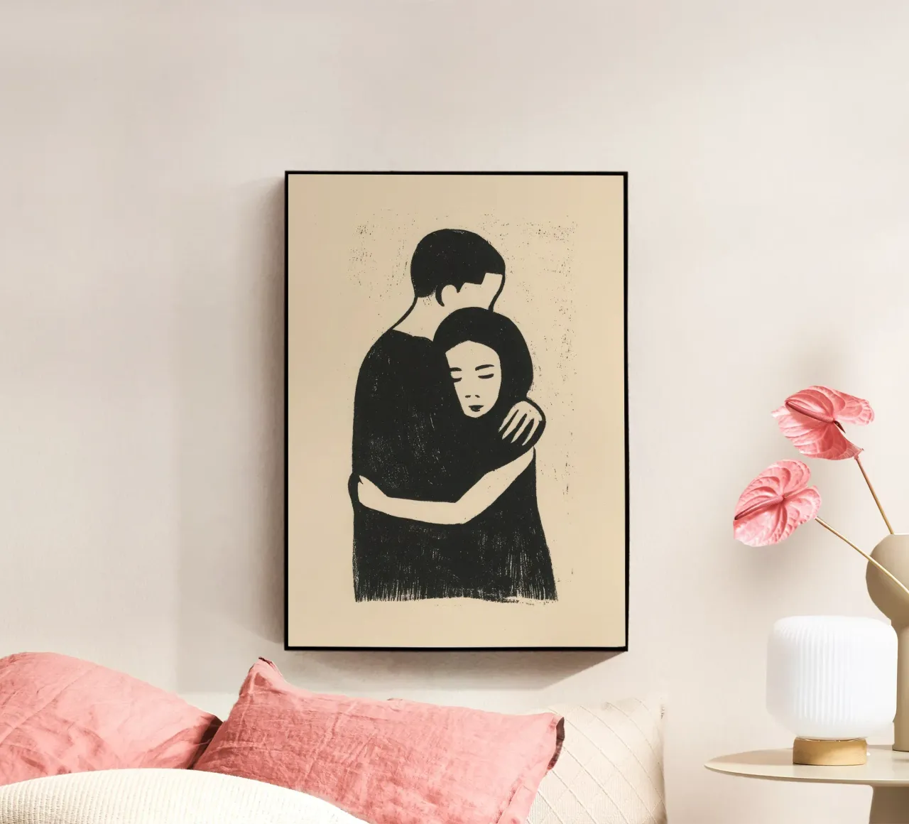 Un abbraccio profondo plexiglass da Line & Perception