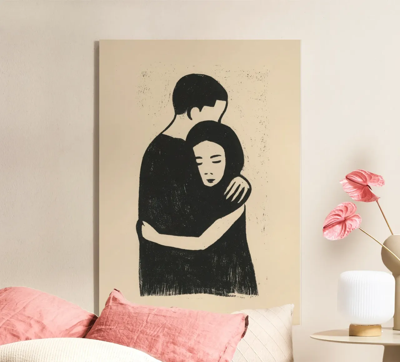 Un abbraccio profondo plexiglass da Line & Perception