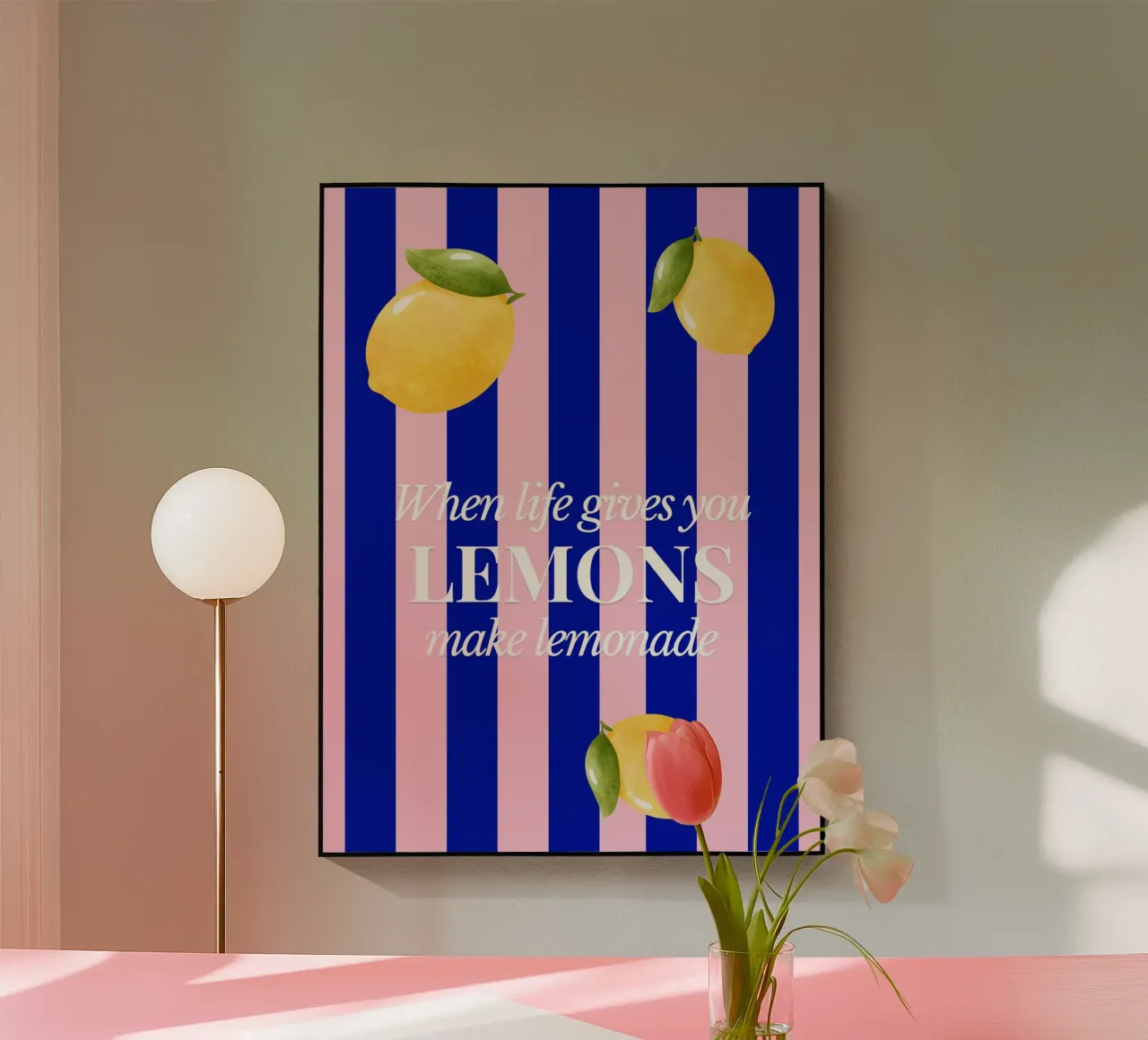 Poster "Lemons" plexiglass da artxpainting