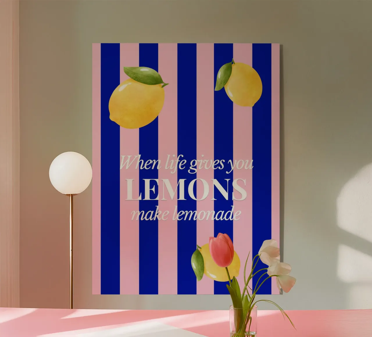 Poster "Lemons" plexiglass da artxpainting