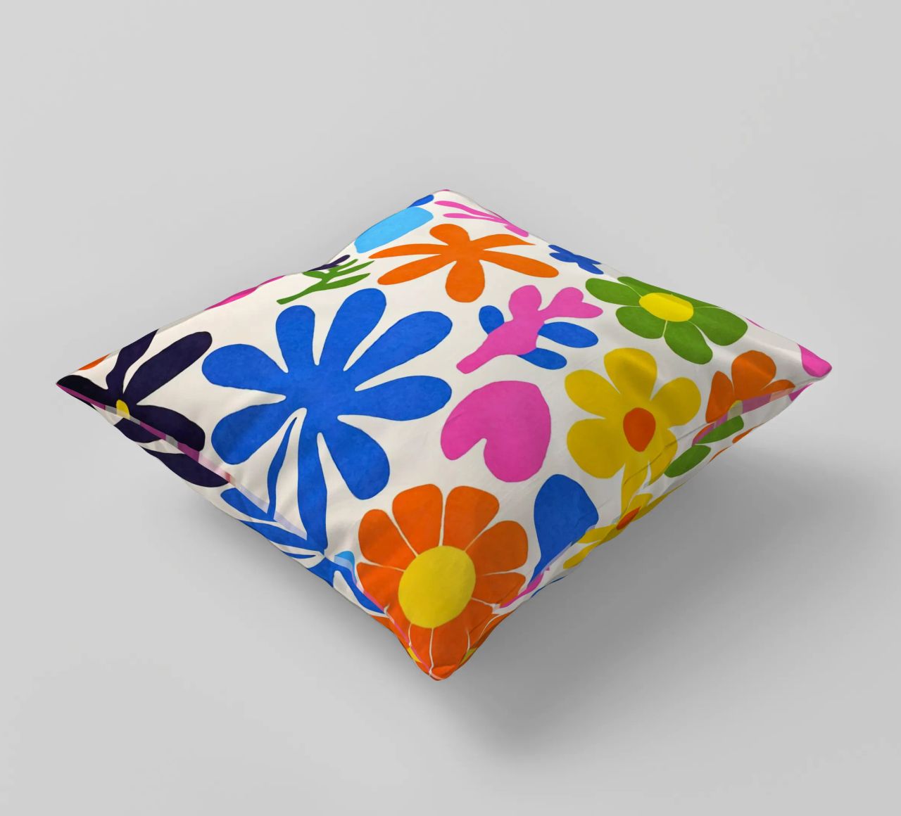 Fiori colorati retrò Groovy Matisse cuscino da Andrea Haase Modern Home