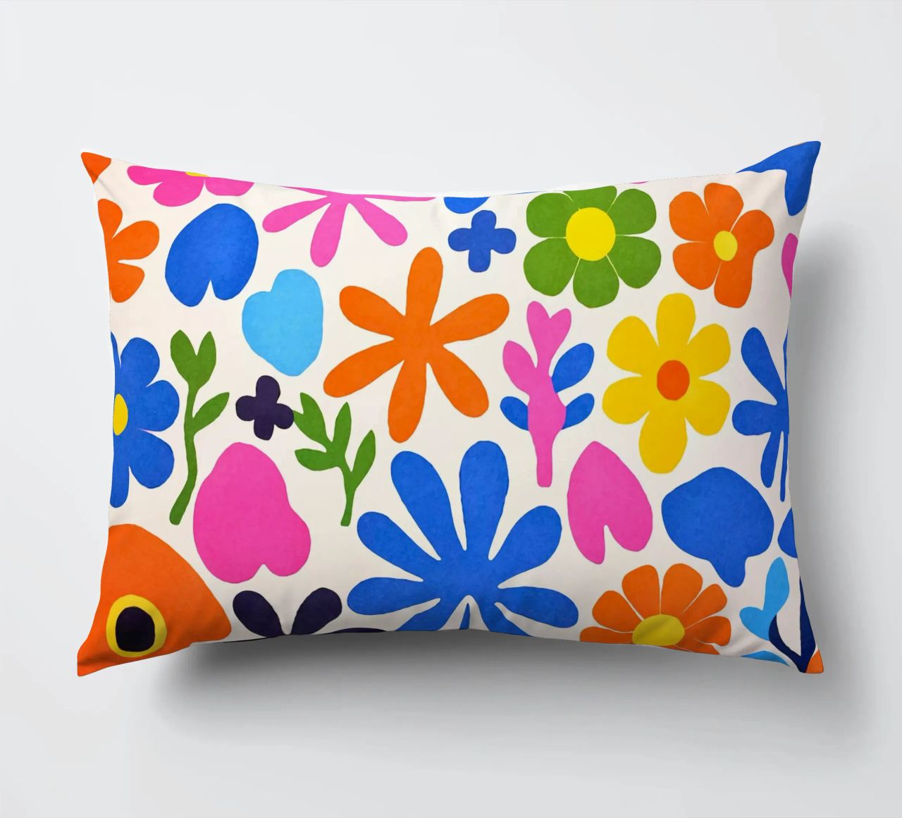 Fiori colorati retrò Groovy Matisse cuscino da Andrea Haase Modern Home