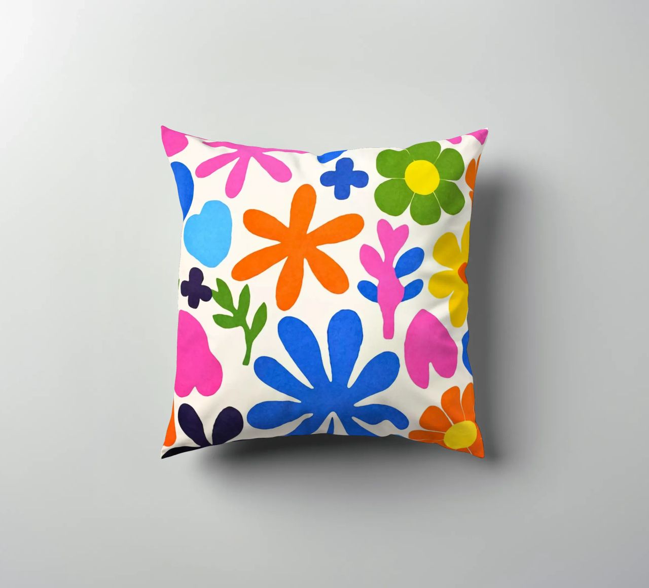 Fiori colorati retrò Groovy Matisse cuscino da Andrea Haase Modern Home