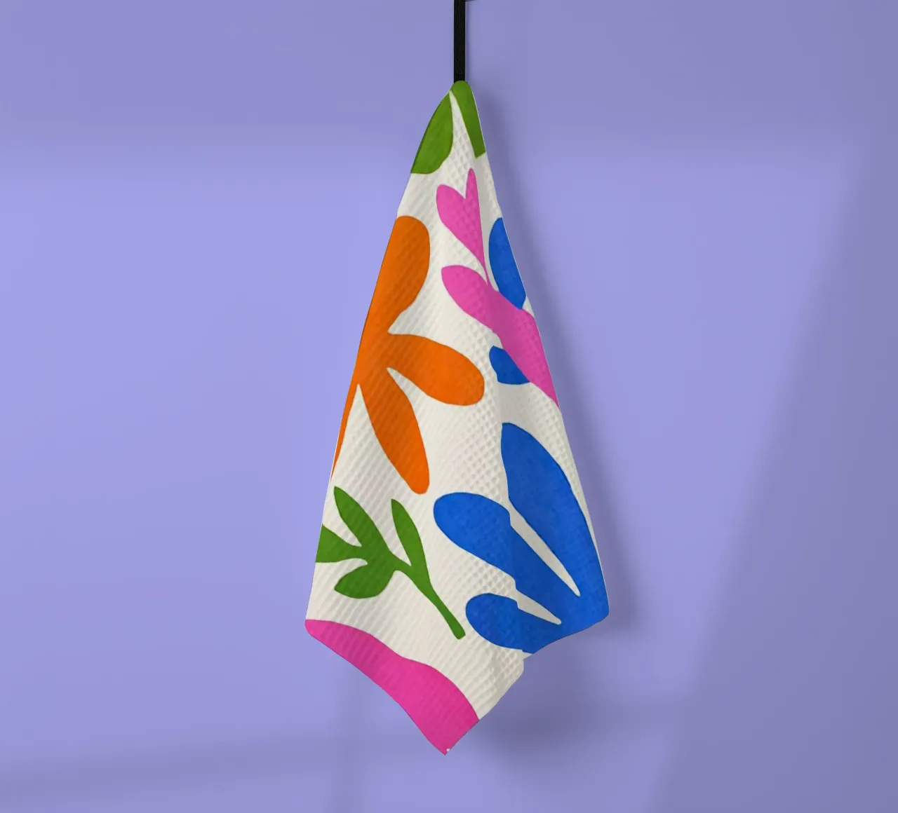 Fiori colorati retrò Groovy Matisse canovaccio da cucina da Andrea Haase Modern Home