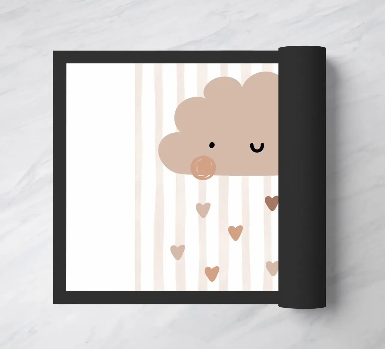 Zoete wolk deurmat van Littleleo