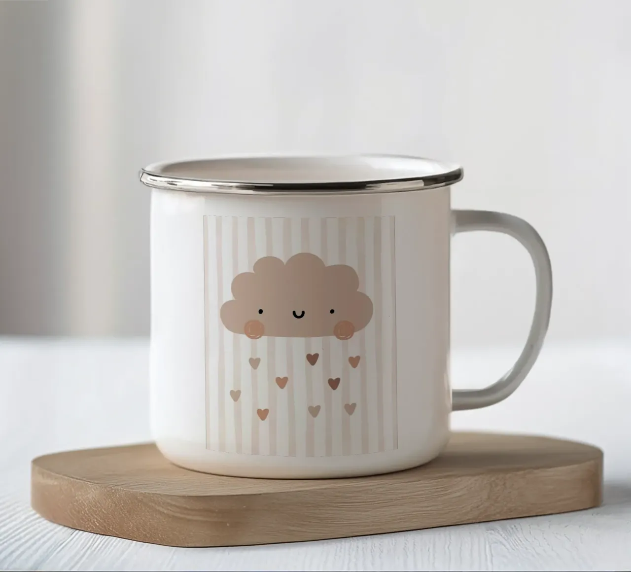 Nuvola dolce tazza in smalto da Littleleo