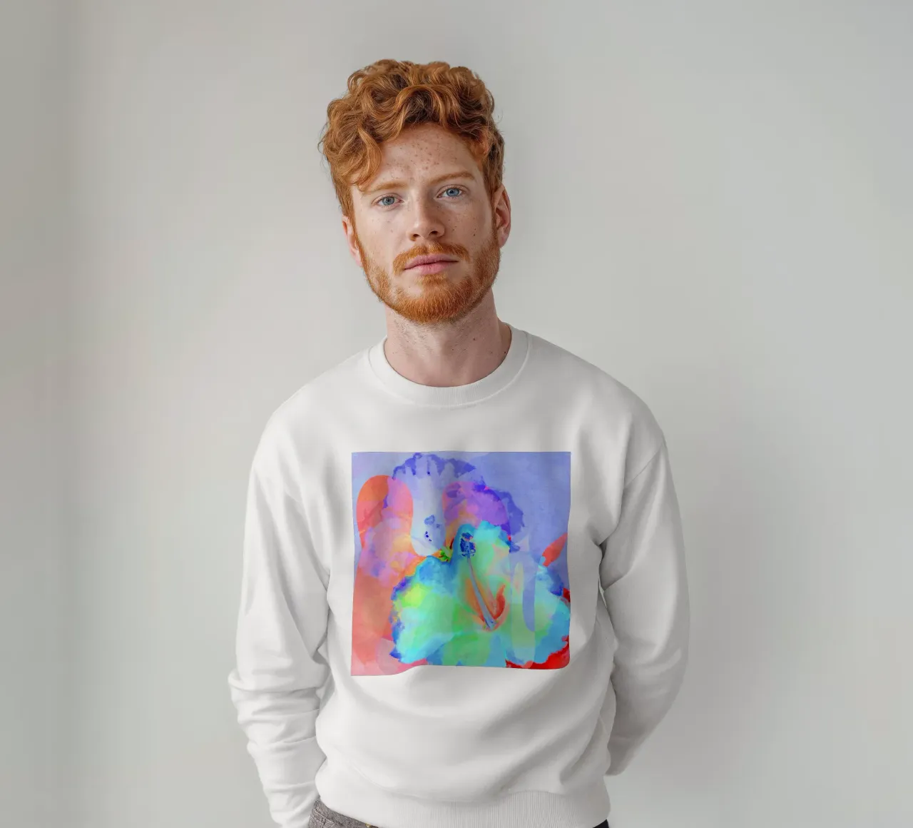 Ibisco 07 felpa da Shapes and Flowers