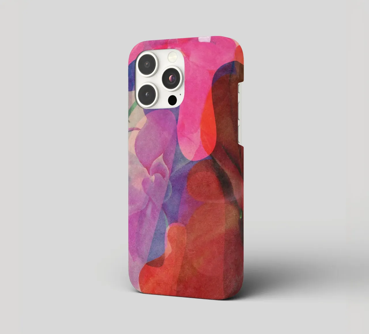 Red Abstract Shapes cover iphone da Shapes and Flowers