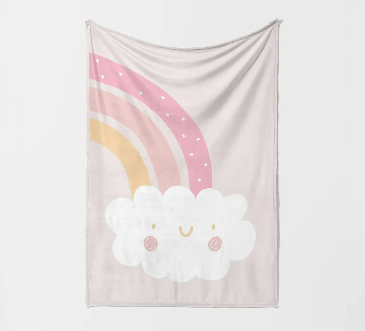 Rainbow Cloud Fleecedecke von Littleleo