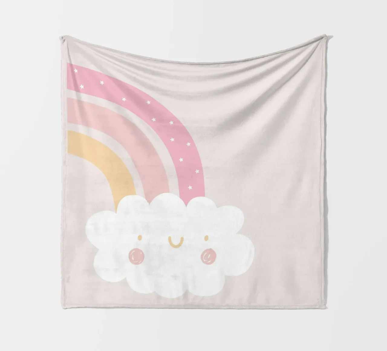 Rainbow Cloud Fleecedecke von Littleleo