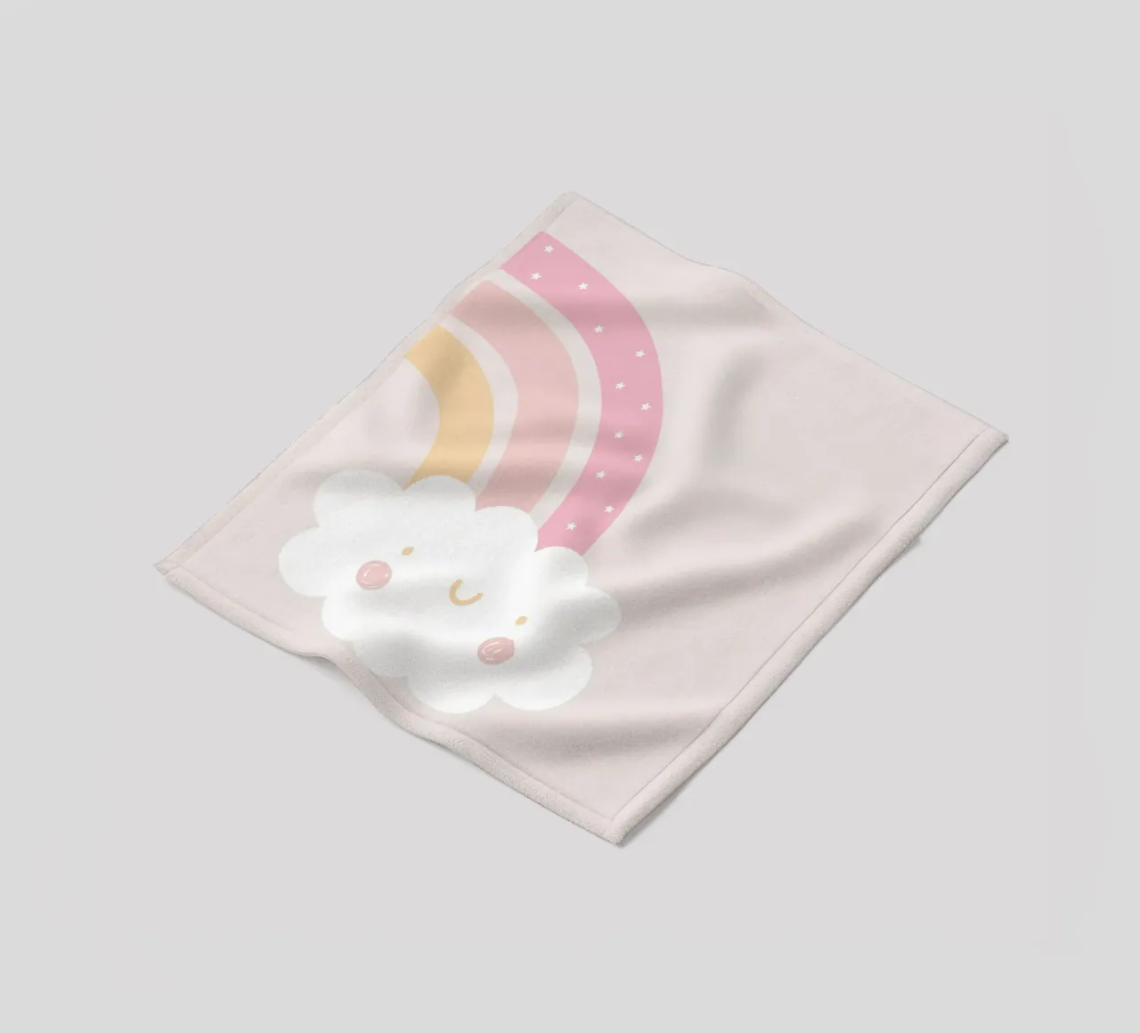 Rainbow Cloud Fleecedecke von Littleleo