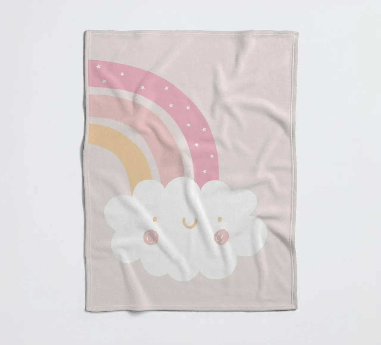 Rainbow Cloud Fleecedecke von Littleleo