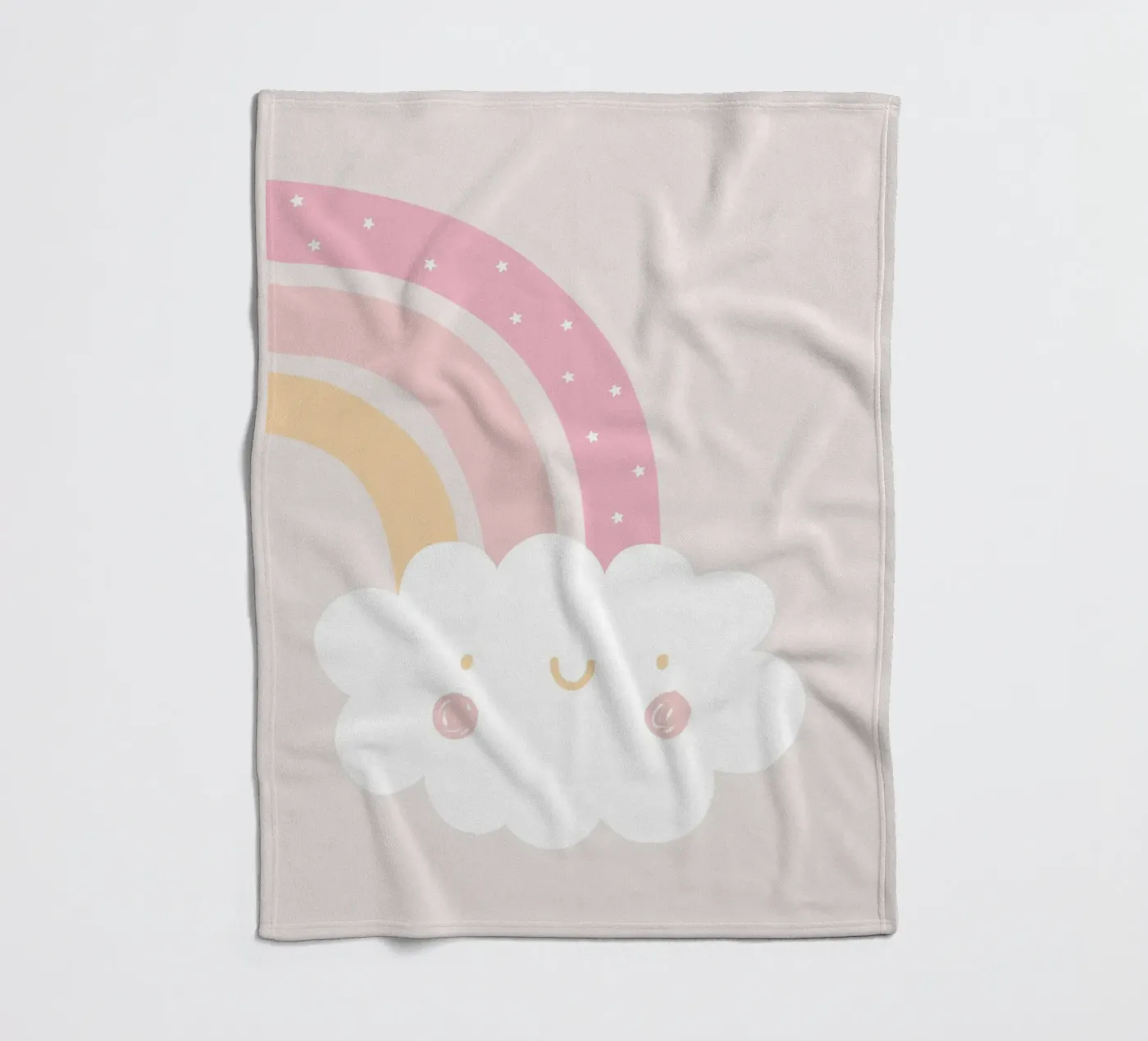 Regenboog Wolk fleecedeken van Littleleo