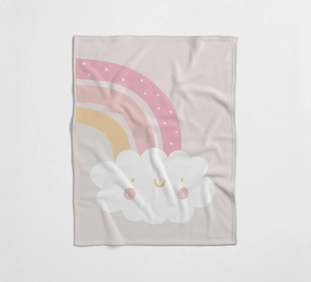 Rainbow Cloud Fleecedecke von Littleleo