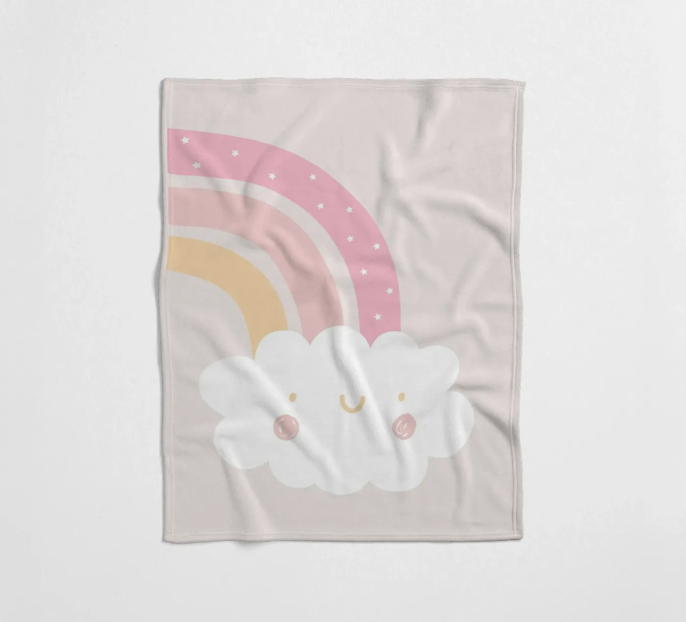 Regenboog Wolk fleecedeken van Littleleo