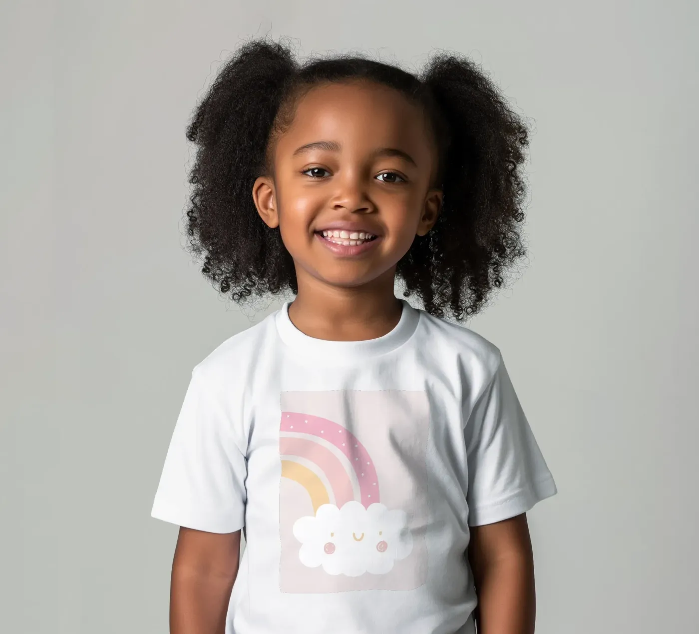 Nuvola arcobaleno t-shirt bambini da Littleleo