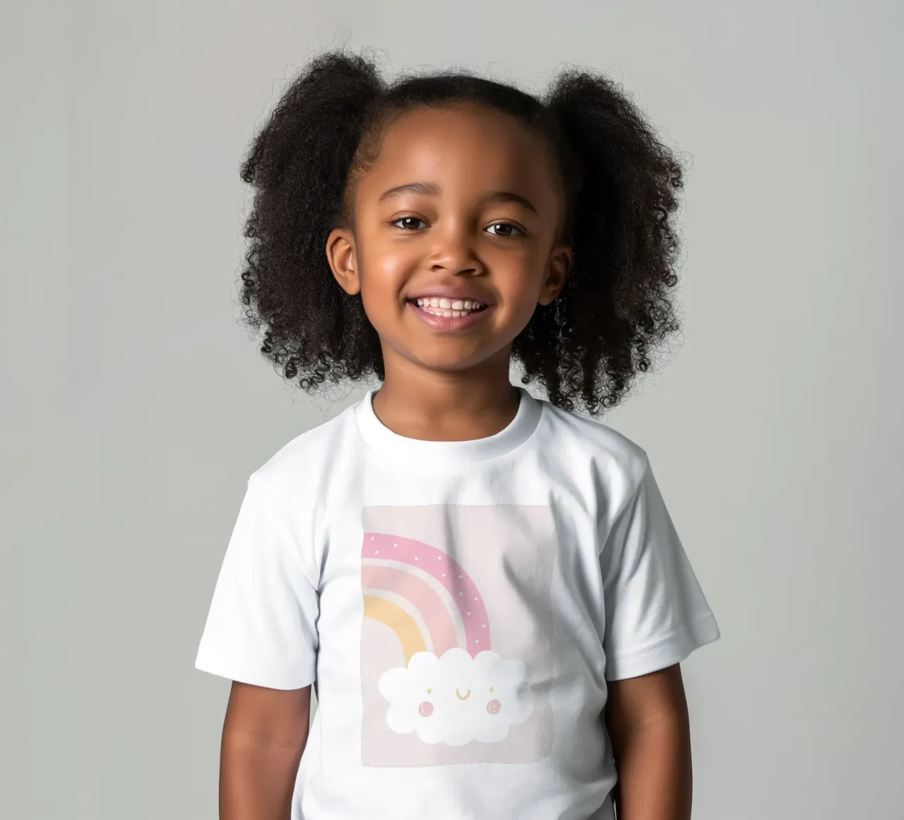 Rainbow Cloud t-shirt bambini da Littleleo