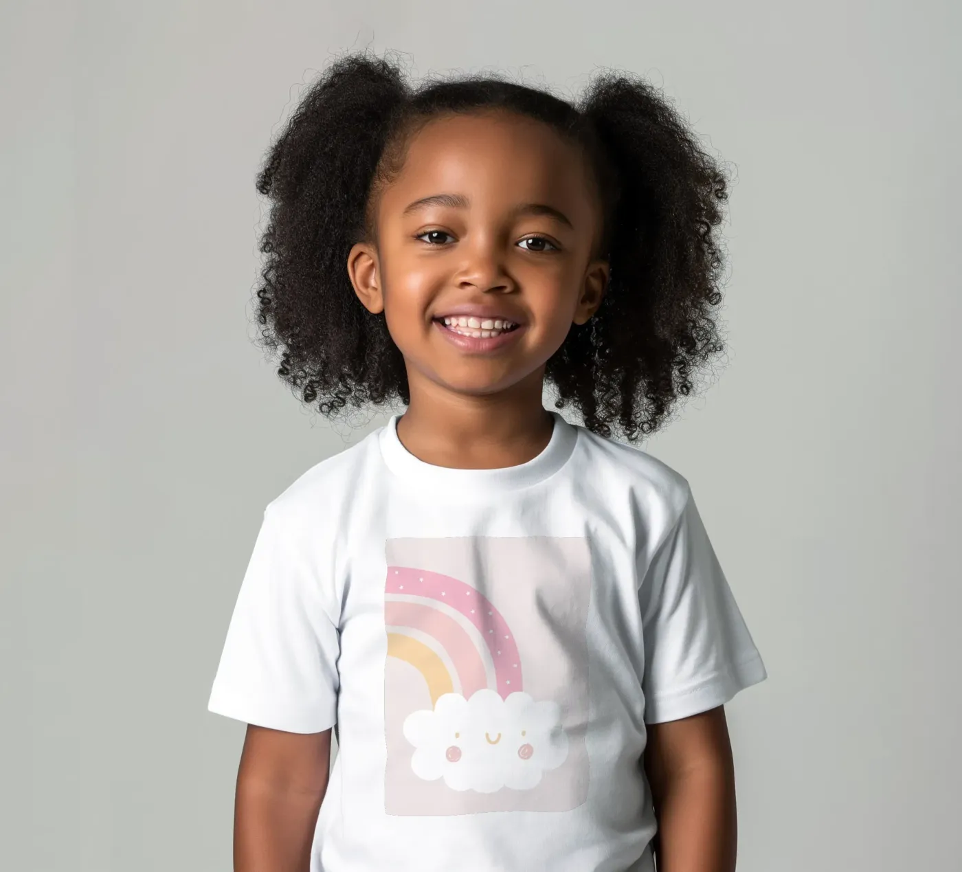 Nuvola arcobaleno t-shirt bambini da Littleleo