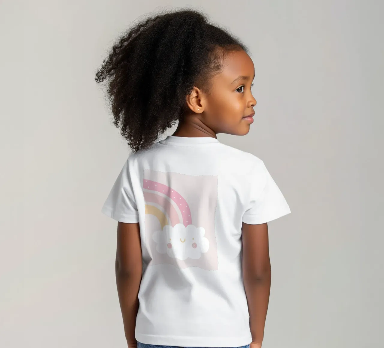 Rainbow Cloud t-shirt bambini da Littleleo