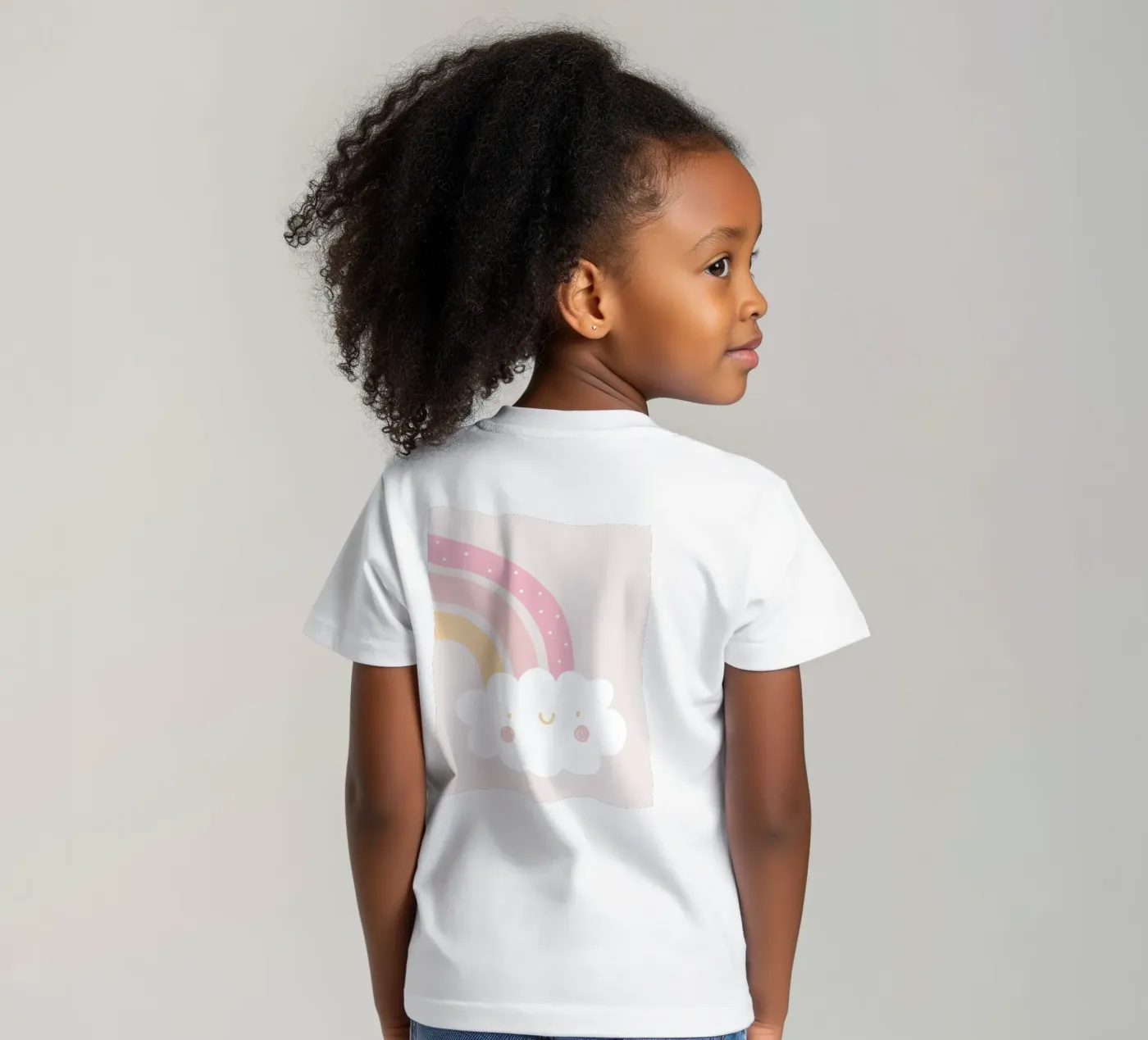 Nuvola arcobaleno t-shirt bambini da Littleleo