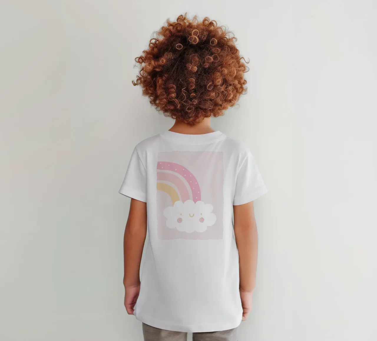 Rainbow Cloud t-shirt bambini da Littleleo