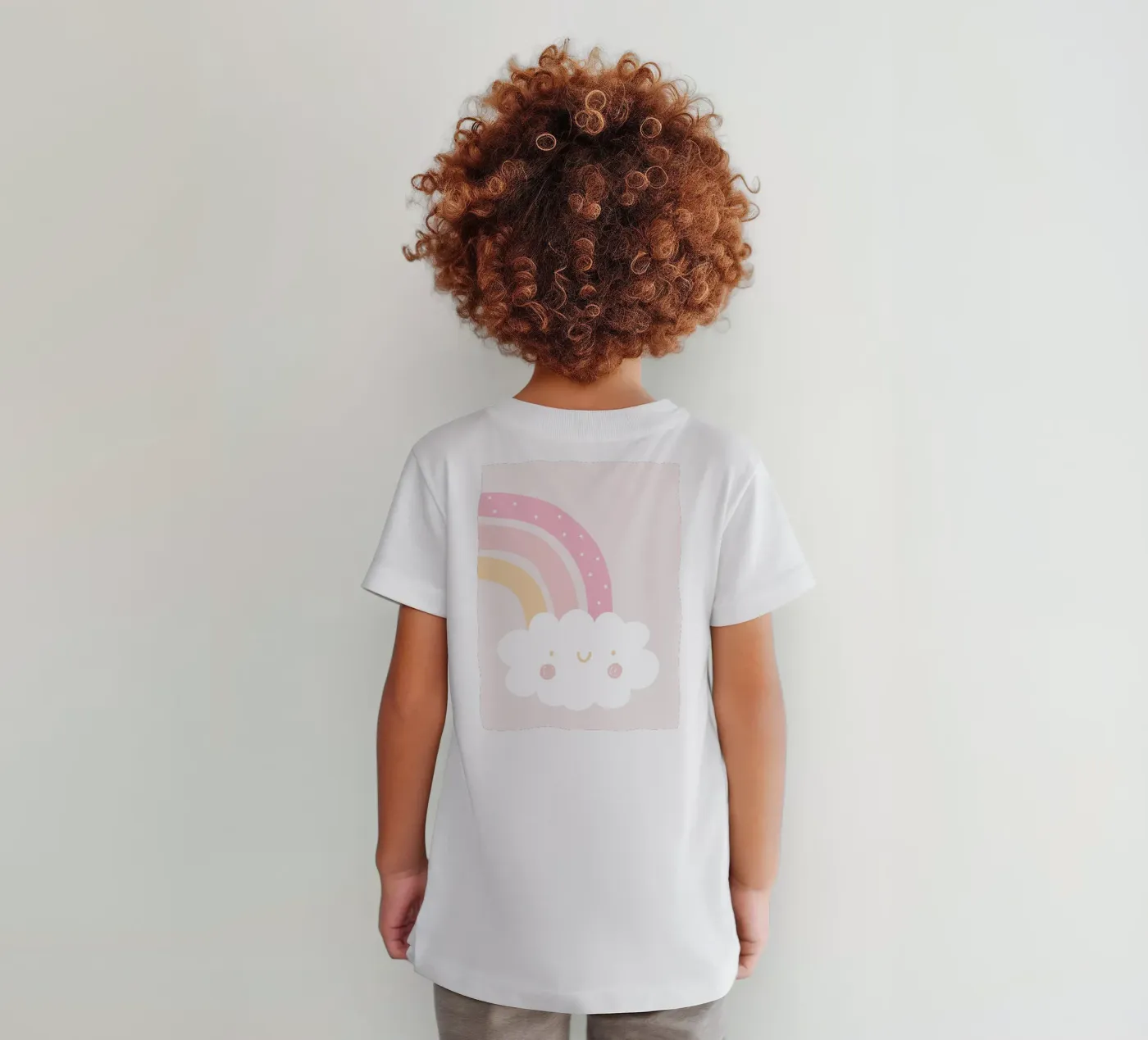 Nuvola arcobaleno t-shirt bambini da Littleleo